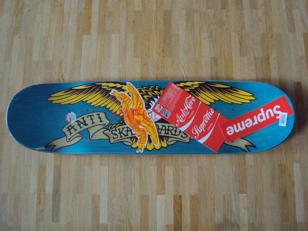 Original Supreme ANTIHERO Skateboard red Box Logo 8,25 x 32 Skate Deck